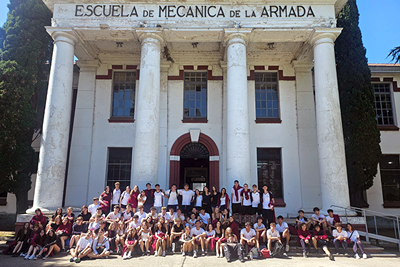 Sexto año visitó la ex ESMA