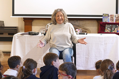 Cuarto grado recibió a Ema Wolf